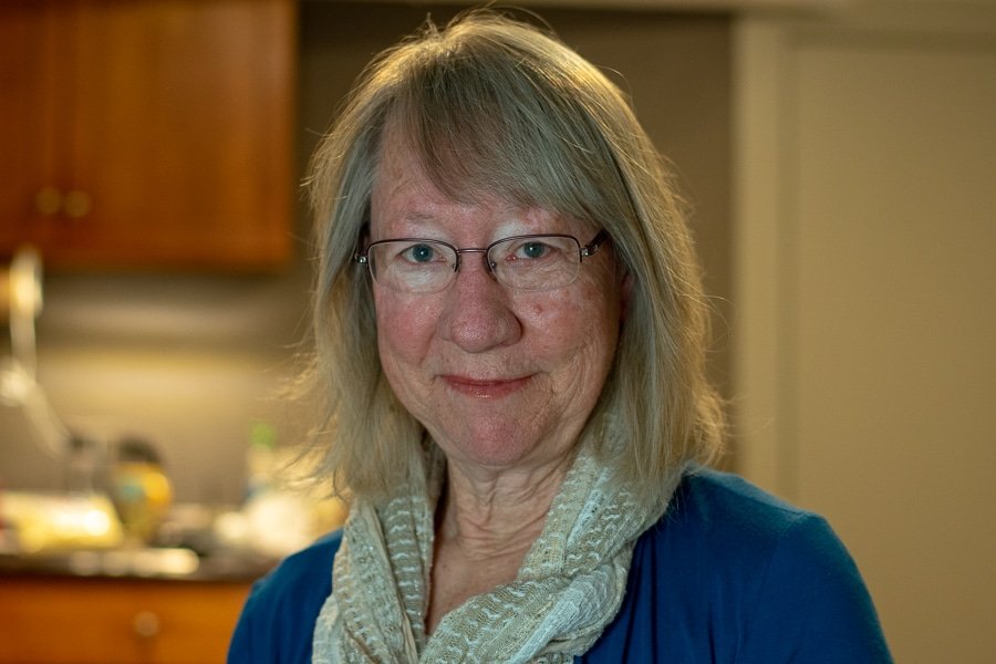 beth allingham in kitchen with tools