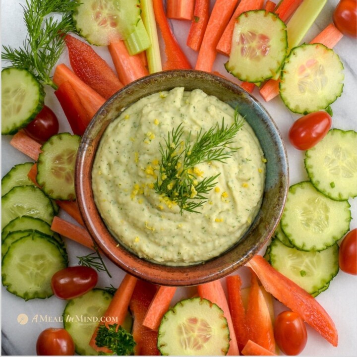 White Bean LemonDill Dip A Meal In Mind