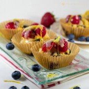 delicious blueberry lemon almond flour muffins