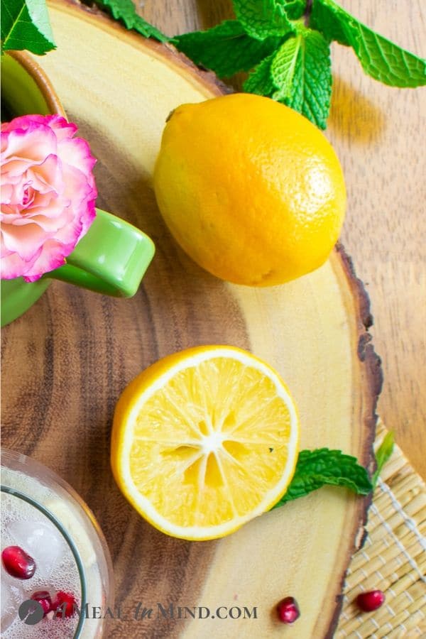 lemons for refreshing sparkling meyer lemon mocktail