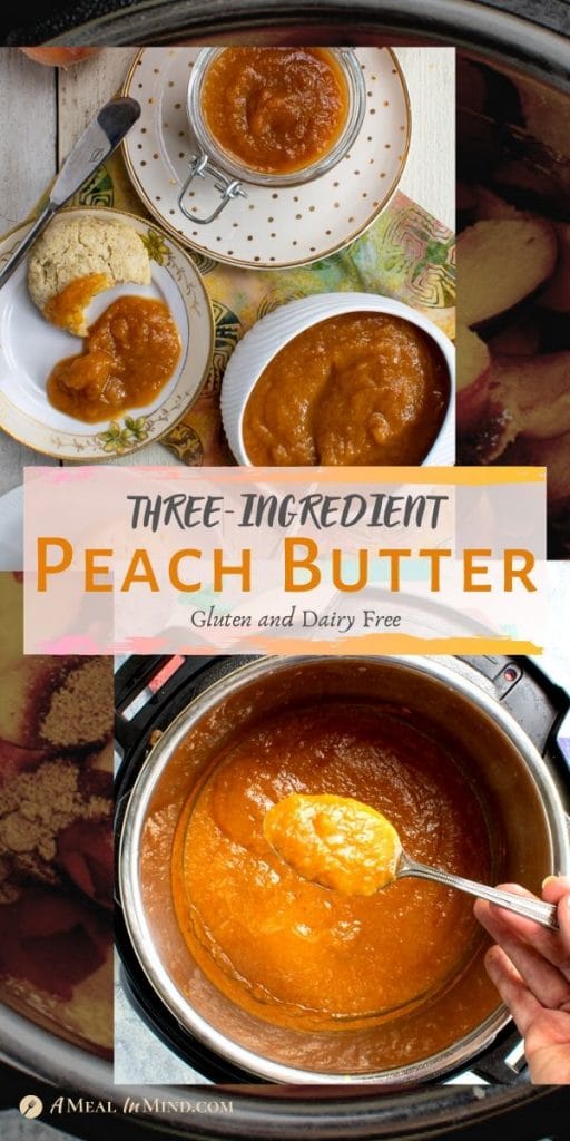 peach butter in small dishes