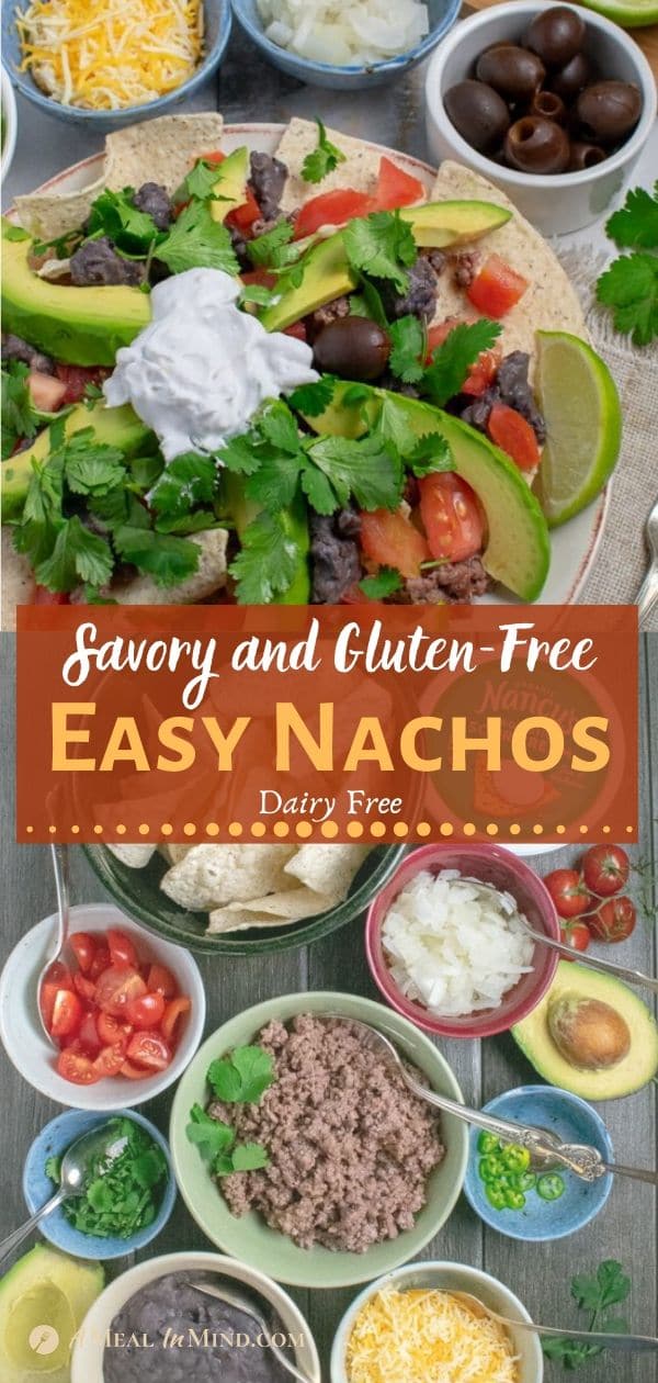 savory gluten-free nachos pinterest tall collage