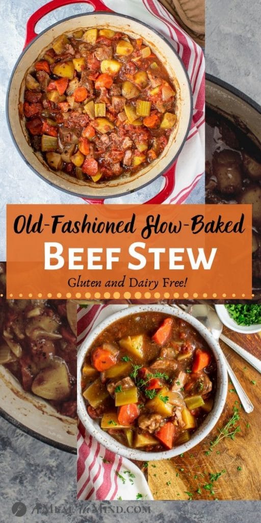 Old Fashioned Slow-Baked Beef Stew - Gluten-free - A Meal In Mind