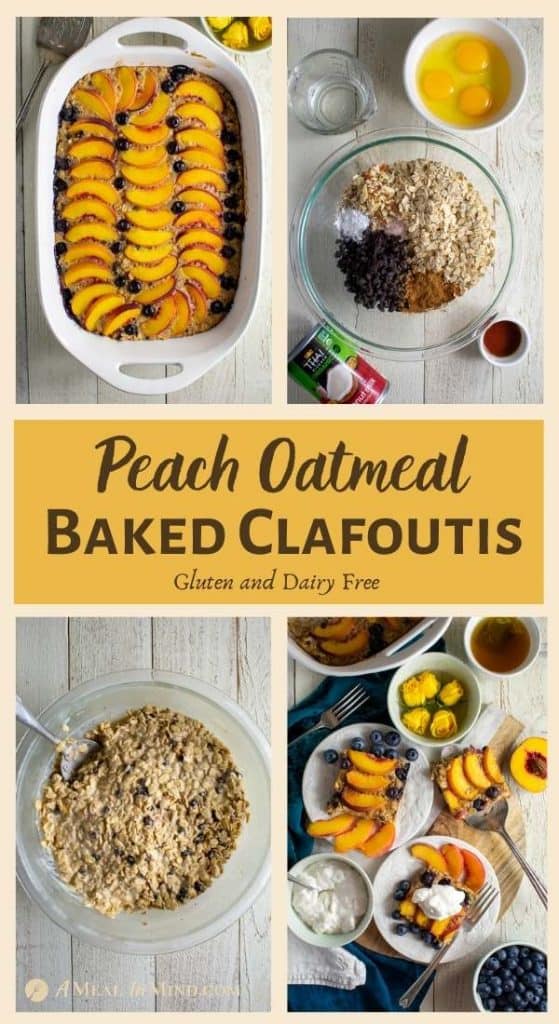 peach oatmeal baked clafoutis 4 image pinterest pin