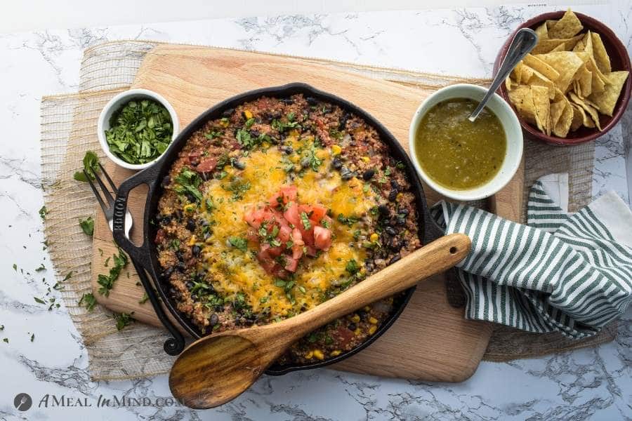 Beef Green-Chile Quinoa Skillet - A Meal In Mind