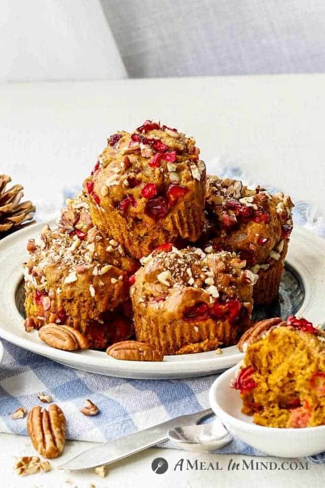 Mini Corn Loaves with Cranberries and Pecans