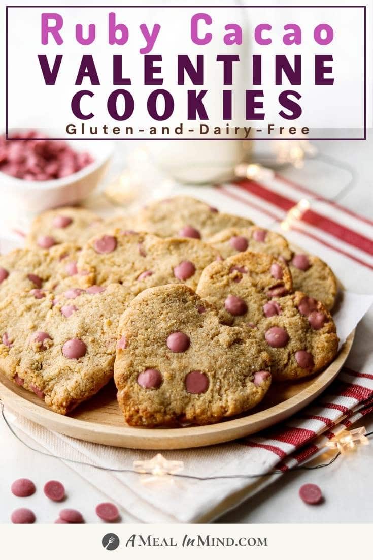 ruby chocolate chip cookies pinterest image